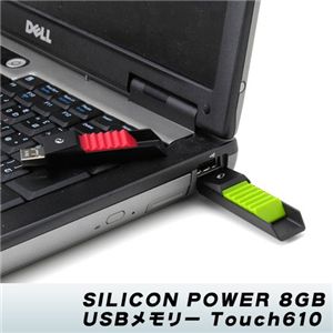 SILICON POWER 8GB USB[ Touch610@O[