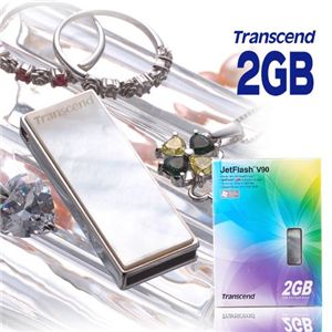 Transcend USB メモリー JetFlash V90P 2GB - 拡大画像