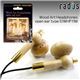 radius Wood Art Headphones open ear type S1WHF11M画像1