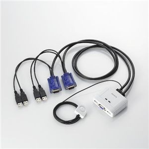 ELECOM(エレコム) USBパソコン切替器 KVM-KUSN 商品画像