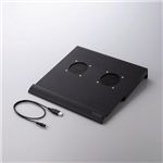 エレコム ノートパソコン用冷却台 SX-CL08BK|