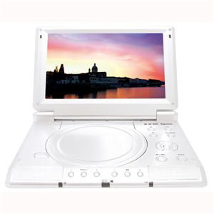 8.5インチポータブルDVDプレイヤー　DS-PP85EC101 パールホワイト - 拡大画像