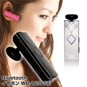 Bluetoothイヤホン（ワイヤレス）WB-120 SE シルバ - 拡大画像