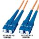 サンワサプライ 光ファイバケーブル（10m） HKB-CC5-10K 2セット