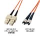 サンワサプライ 光ファイバケーブル(5m) HKB-CF5W-5