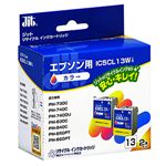 サンワサプライ IC5CL13Wタイプ再生インクカートリッジカラー5色一体型（2個セット） JIT-E13C2P 4セット|