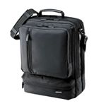サンワサプライ ３WAYビジネスバッグ(タテ型） BAG-3WAY6BK 2セット
