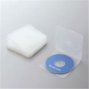 ELECOM（エレコム） 【1枚収納】【スリムサイズ】【10枚PACK】【割れにくい】CD/DVDケース CCD-029CR 【4セット】