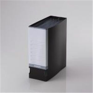 ELECOM(エレコム) 6冊の取扱説明書や付属CDをまとめて収納できるファイル CCD-EXFS06BK A5 【3セット】