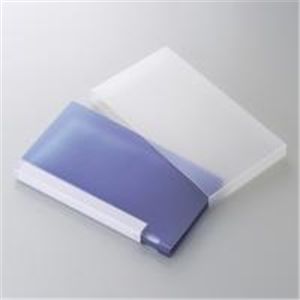 ELECOM(エレコム) CD・DVDを24枚収納できるファイルです。CD/DVDファイル CCD-F24BU 【4セット】