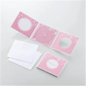 ELECOM(エレコム) CD/DVD/Blu-ray用ペーパーギフトケース(ジュエリー) CCD-GFCD3 【3セット】