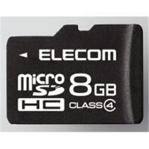 ELECOM(エレコム) class4対応 microSDHCメモリーカード MF-MRSDH08GC4 【2セット】