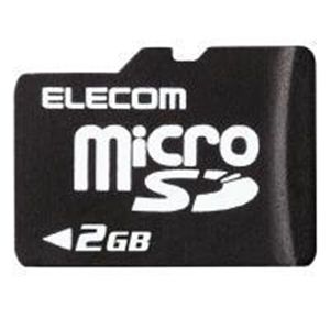 ELECOM(エレコム) microSDメモリカード MF-NMRSD02G micro 2GB 【6セット】