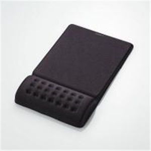 ELECOM(エレコム) COMFY マウスパッド MP-095BK ブラック 【2セット】