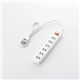 ELECOM(エレコム) 一括スイッチ付 省エネタップ T-E01-2610WH 2P式6個口1.0m