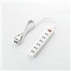 ELECOM(エレコム) 一括スイッチ付 省エネタップ T-E01-2620WH 2P式6個口2.0m