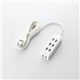 ELECOM(エレコム) シャッタータップ flecc barra T-FLC01-2430WH 4個口・ケーブル長3m