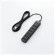 ELECOM(エレコム) 雷ガードタップ T-K01-2625BK 2P式6個口2.5m