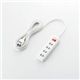 ELECOM(エレコム) 一括スイッチ付 雷ガードタップ T-K02-2450WH 2P式4個口5.0m