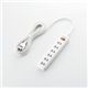 ELECOM(エレコム) 一括スイッチ付 雷ガードタップ T-K02-2650WH 2P式6個口5.0m