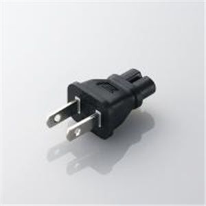 ELECOM(エレコム) ACアダプタ用直結プラグ(2P) T-PCAD22H 【4セット】
