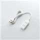 ELECOM(エレコム) ほこり防止シャッター付電源タップ T-ST01-22350WH 2ピン:3個口:5m