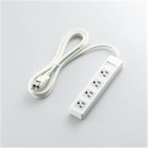 ELECOMʥ쥳 3ԥץ饰бå(ޥͥå) T-T02-3425WH 4ĸ֥Ĺ2.5m