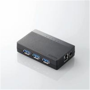 ELECOMʥ쥳 ACץ 4ݡUSB3.0ϥ U3H-S410SBK