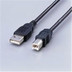 ELECOM（エレコム） USB2.0スイングケーブル USB2-S05GT スイングコネクタ USB2.0準拠 0.5m グラファイト 【2セット】