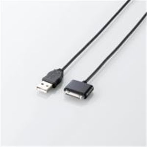 ELECOMiGRj iPad/iPhonep [dE]P[u USB-UAD03BK 0.3m/ubN y2Zbgz 摜P