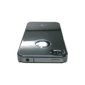 icover iPhone4用ケース MIRROR AS-IP4MT-DS ダークシルバー （フルセット）