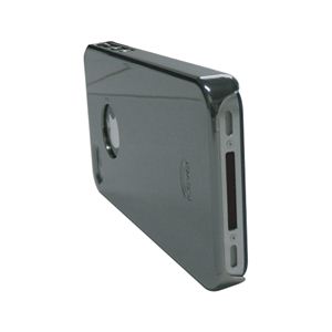 icover iPhone4用ケース MIRROR AS-IP4MT-DS ダークシルバー （フルセット）