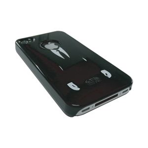 icover iPhone4用ケース DESIGN AS-IP4GM-BK ブラック （フルセット）