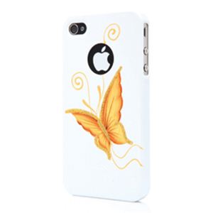 icover iPhone4ѥ HAND PRINTING AS-IP4HP-BH/W ۥ磻2 ʥե륻åȡ˲