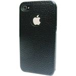 icover iPhone4pP[X REAL COW LEATHER AS-IP4LE-BK ubN itZbgj 摜1