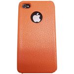 icover iPhone4pP[X REAL COW LEATHER AS-IP4LE-O IW itZbgj 摜1