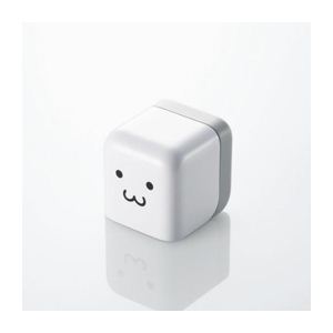 エレコム iPod/iPhone用 キューブ型AC充電器 AVA-ACU01F1