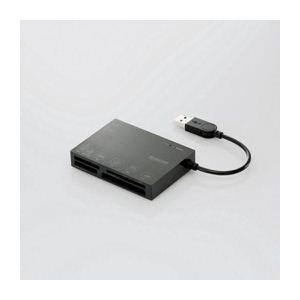 エレコム USBブースター対応メモリカードリーダ MR-A007BK