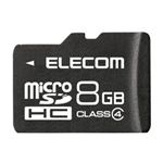 エレコム スマートフォン対応microSDHCメモリカード MF-MRSDH08GC4S