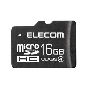 エレコム スマートフォン対応microSDHCメモリカード MF-MRSDH16GC4S