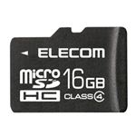 エレコム スマートフォン対応microSDHCメモリカード MF-MRSDH16GC4S