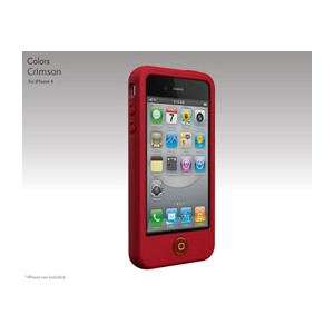 ץ쥢ǥƥǥ SwitchEasy Colors for iPhone 4 Crimson SW-COL4-R
