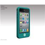 プレアデスシステムデザイン SwitchEasy Colors for iPhone 4 Turquoise SW-COL4-TU