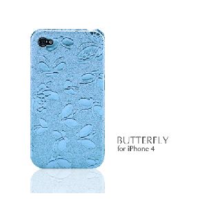 Ultracase ウルトラケース iPhone4用ケース ultracase BUTTERFLY ブルー AS-BT4-BL