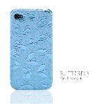 Ultracase ウルトラケース iPhone4用ケース ultracase BUTTERFLY ブルー AS-BT4-BL