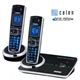 ユニデン　1.9GHzデジタルコードレス留守番電話機　DECT3080-2　ブラック／（子機2台タイプ）　DECT3080-2　...