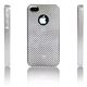 icover iPhone4用ケース HIGH GLOSSY CHECK シルバー AS-IP4HG-CHS