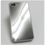 icover iPhone4用ケース INMOLD CARD MIRROR シルバー AS-IP4CM-SLSL