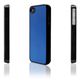 icover iPhone4用ケース INMOLD CARD MIRROR ブルー AS-IP4CM-BKBL