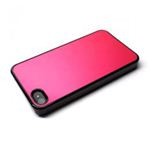 icover iPhone4用ケース INMOLD CARD MIRROR レッド AS-IP4CM-BKR